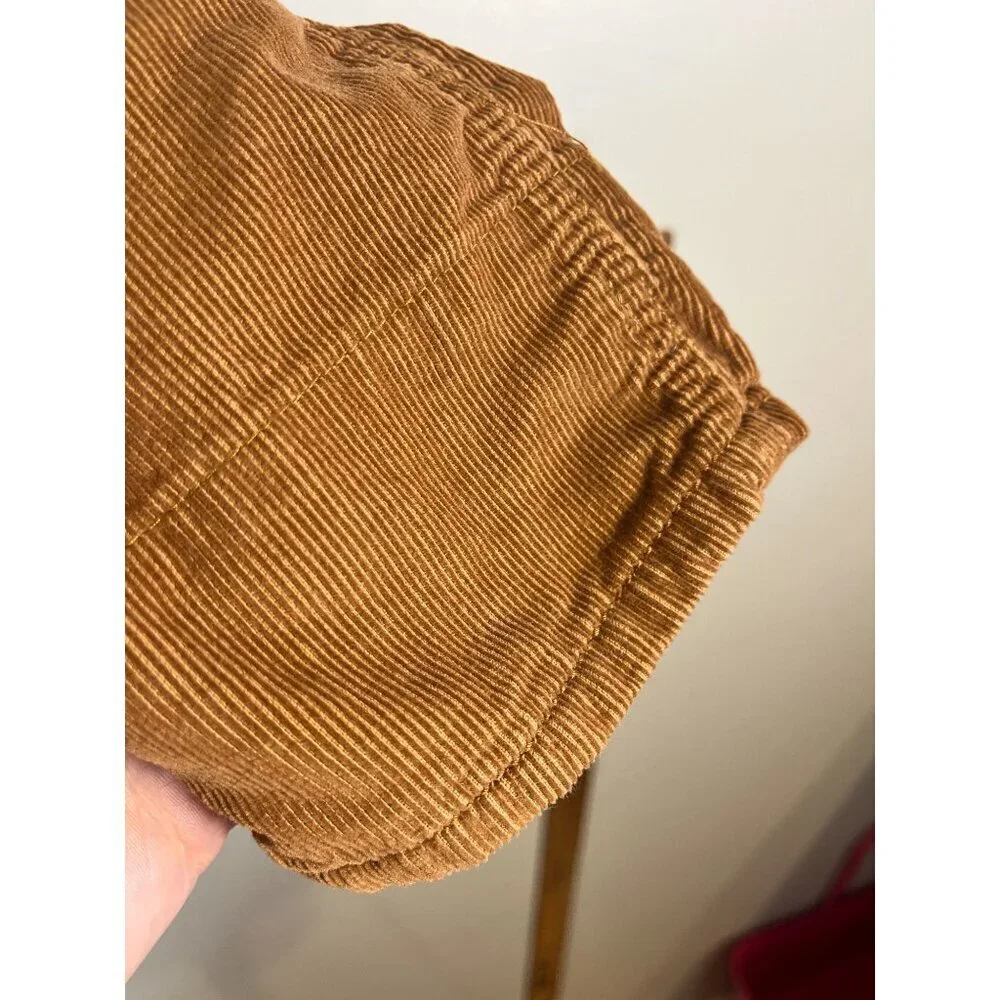 OshKosh Corduroy Overalls Tan 4T Western Boho Festive Neutral Preppy Classic